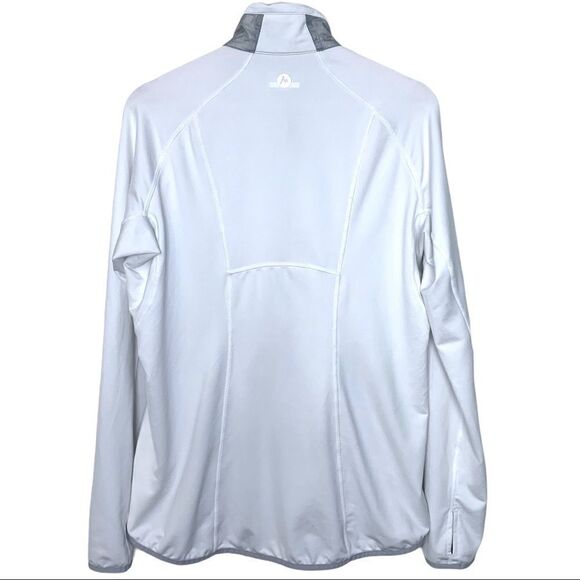 Marmot Frequency Hybrid Jacket in Grey and White - Picture 7 of 10